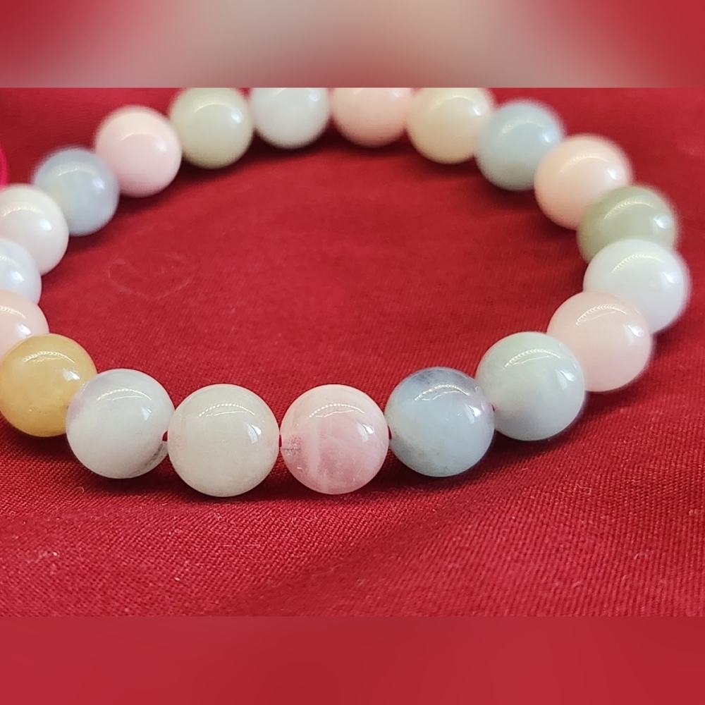 Natural Morganite Bracelet - Picture 2 of 3